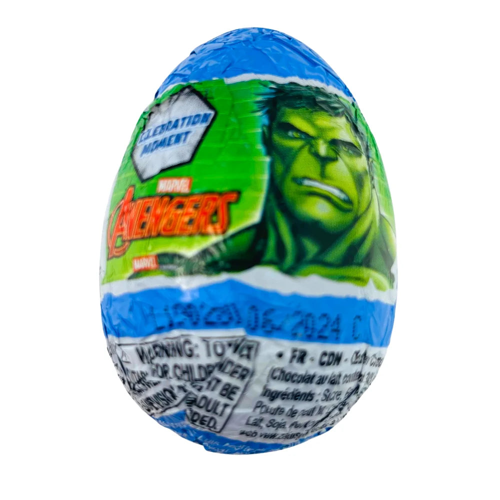 Zaini Marvel Avengers Chocolate Egg 20g - 24Ct