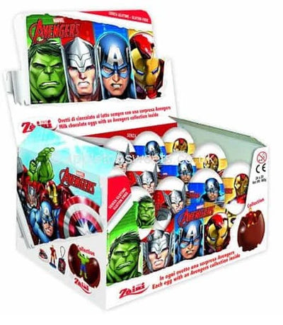 Zaini Marvel Avengers Chocolate Egg 20g - 24Ct