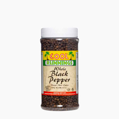 Cool Runnings Whole Black Pepper 225g - Case of 12