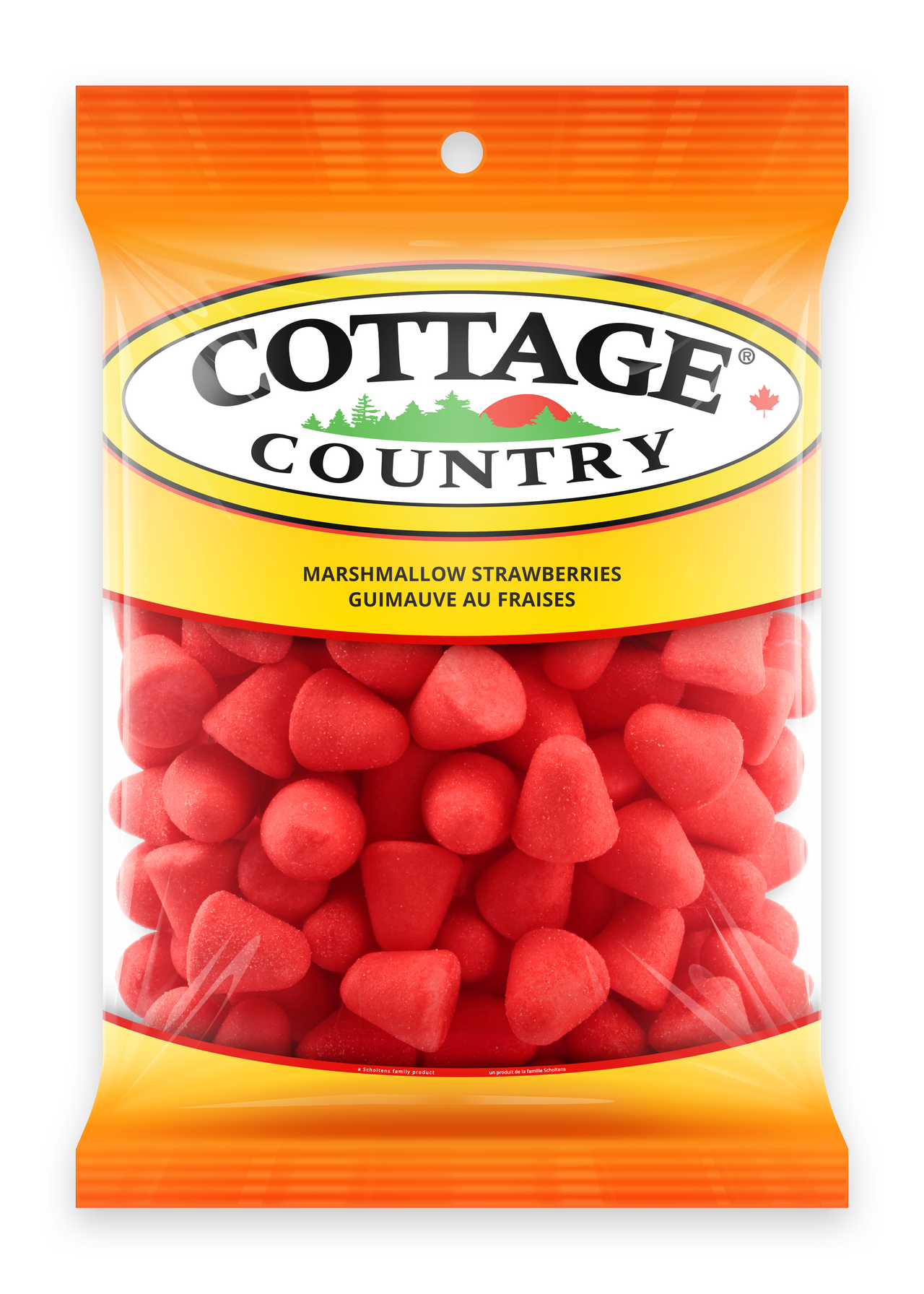 Cottage Country Marshmallow Strawberries 600g