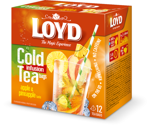 Loyd Cold Infusion Tea Apple & Pineapple 12ct
