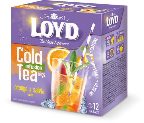 Loyd Cold Infusion Tea Orange & Salvia 12ct