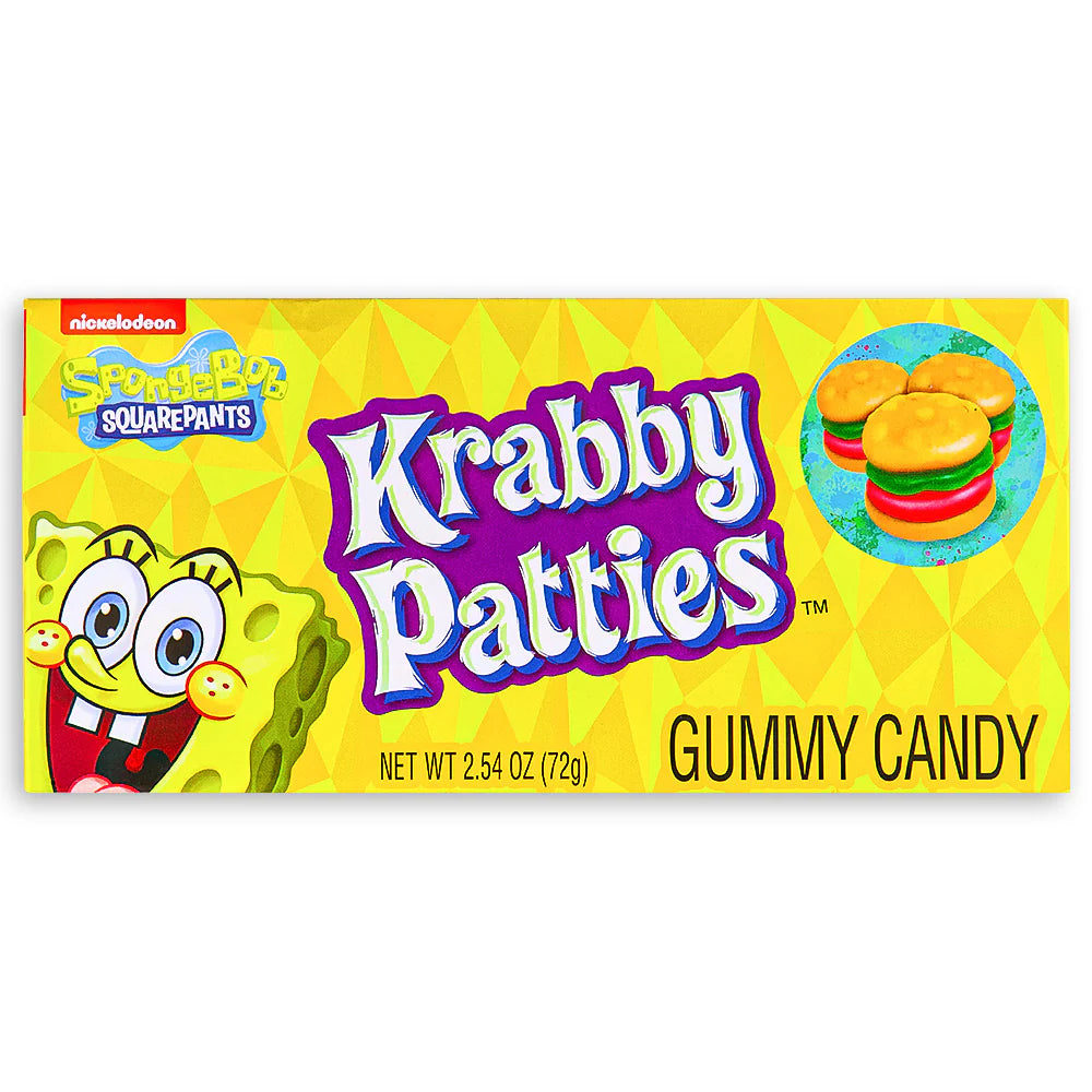 SpongeBob SquarePants - Krabby Patties Candy Theater Box - Case of 12