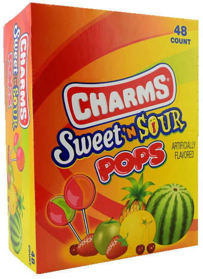 Charms Blow Pop Sweet'N Sour 48Ct