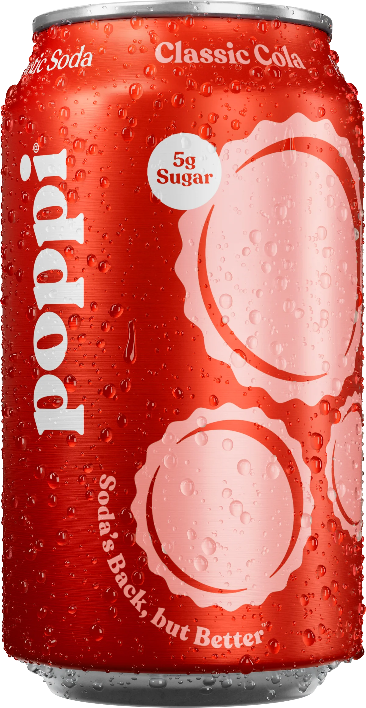 Poppi Prebiotic Soda Classic Cola 355ml - Case of 12