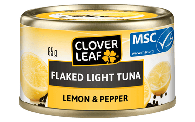 Clover Leaf Flaked Light Tuna Lemon & Pepper 85g - Case of 24