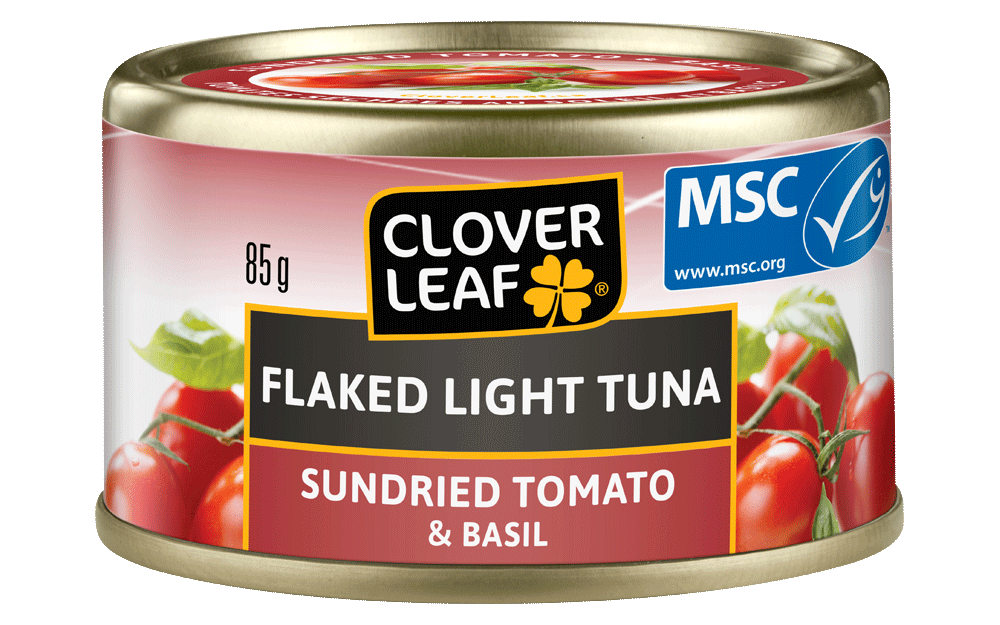 Clover Leaf Flaked Light Tuna Sundried Tomato & Basil 85g - Case of 24