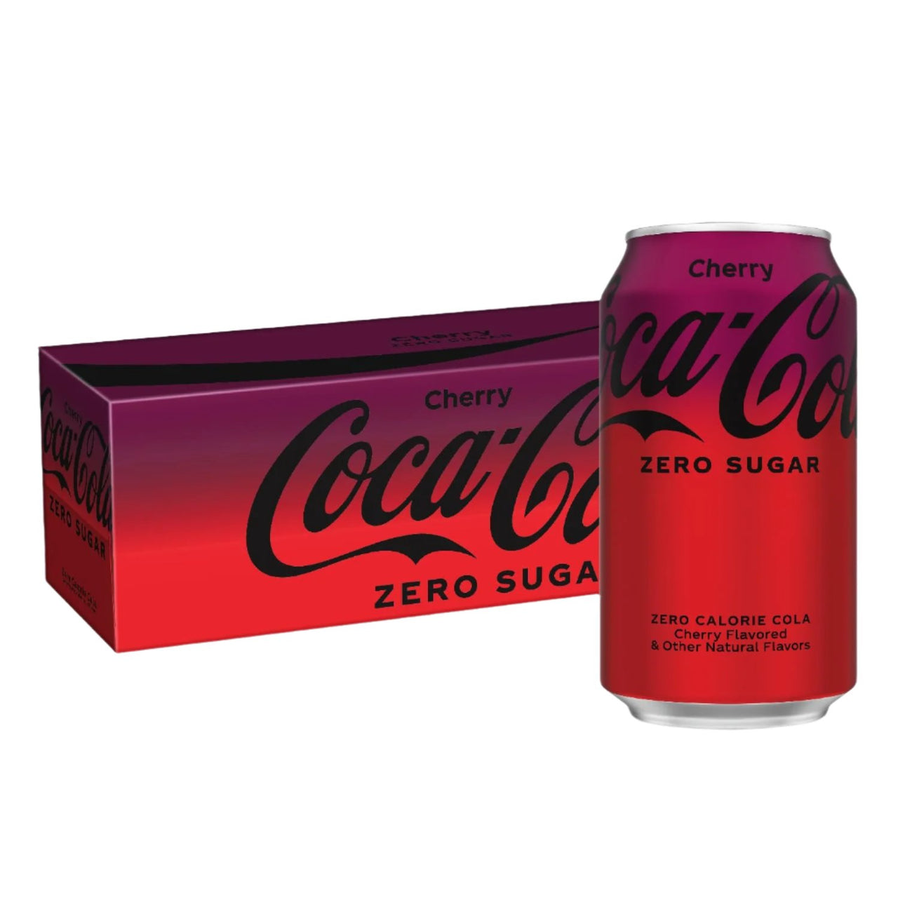 Coca Cola Cherry Zero Sugar 355ml - Case of 12 (Canadian)