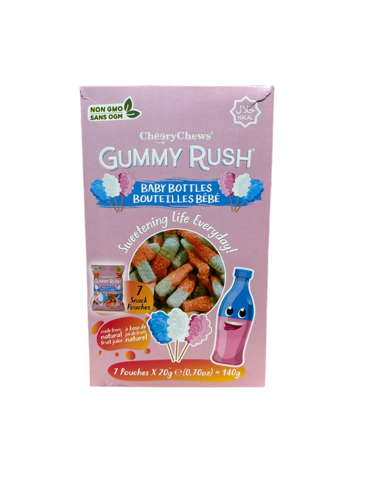 Gummy Rush Baby Bottles 140g
