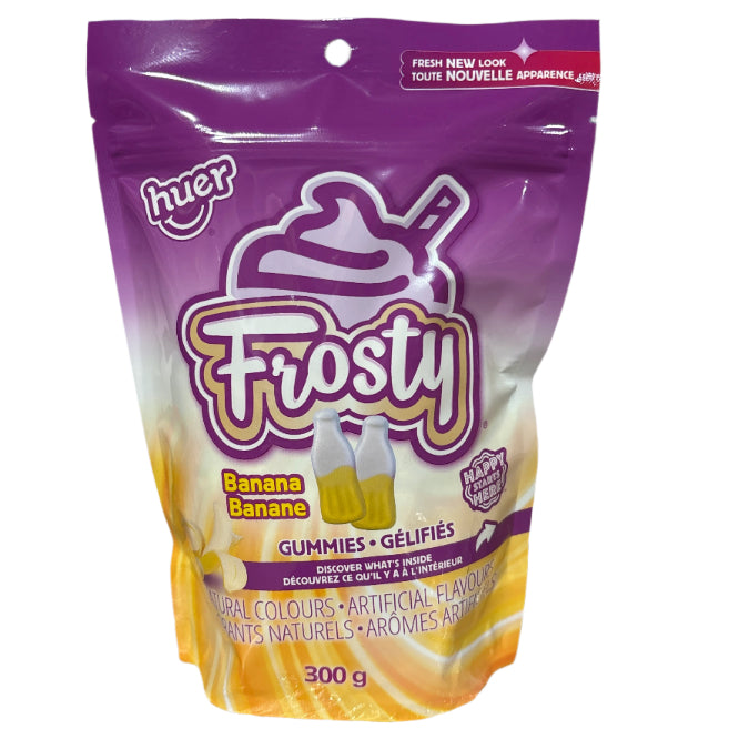 Huer Frosty Banana Gummies 300g - Case of 8