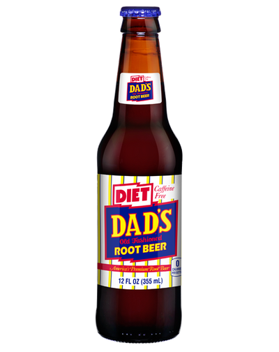 Dad's Diet Root Beer 355ml - 12 Pack