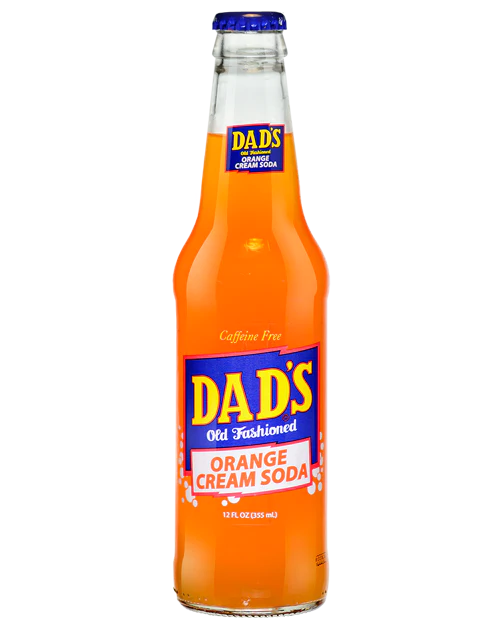 Dad's Orange Cream Soda 355ml - 12 Pack