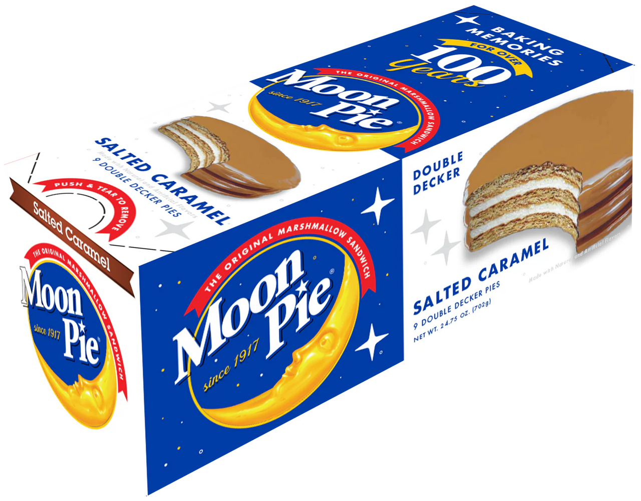 Moon Pie Salted Caramel Double Decker Pies - 9ct