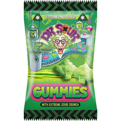 Dr Sour Gummies Watermelon Peg Bag 200G - Case of 12