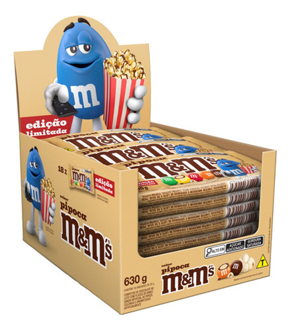 M&M's Sabor Pipoca 35g - 18ct (Brazil)