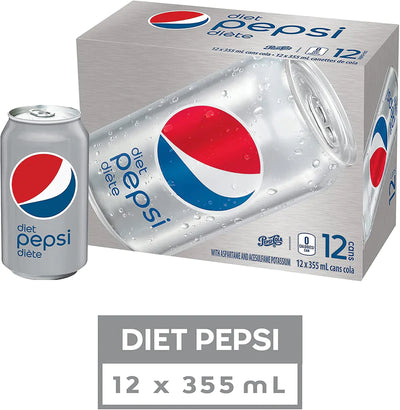 Pepsi Diet 355ml - 12 pack