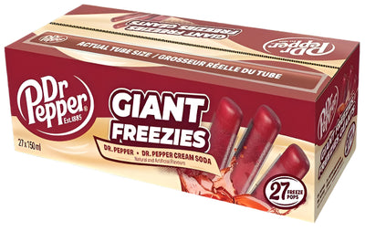 Dr Pepper & Cream Soda Giant Freezies 150ml - 27ct
