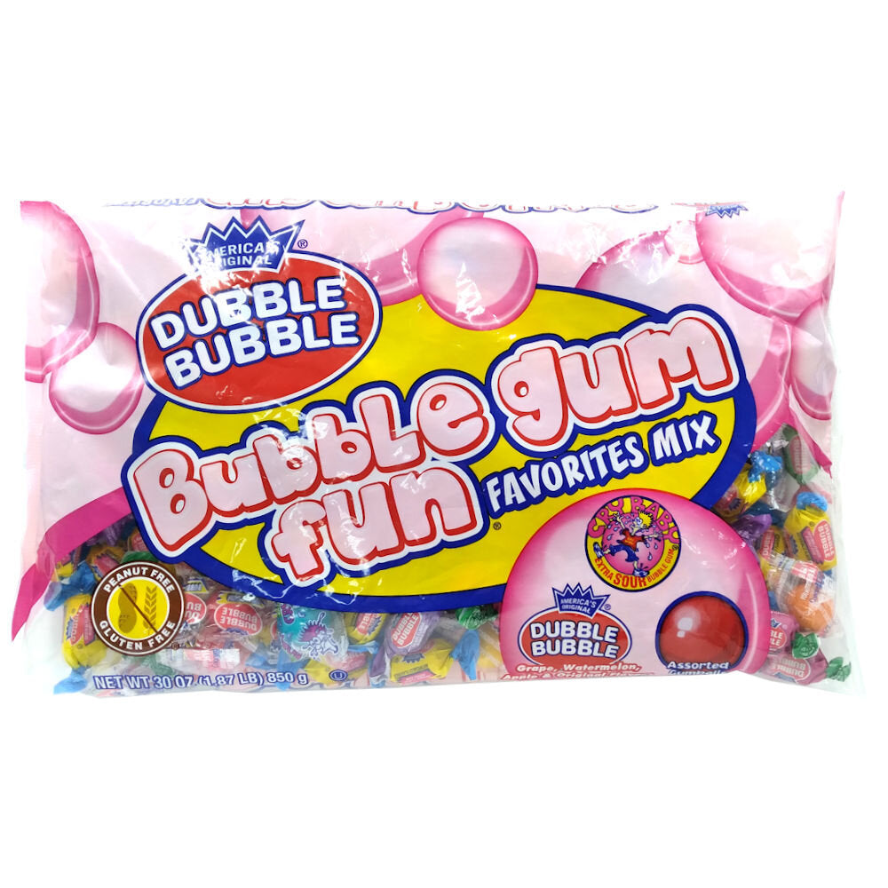 Dubble Bubble Bubble Gum Fun Favorites Mix Bag 30oz – Stockup Market