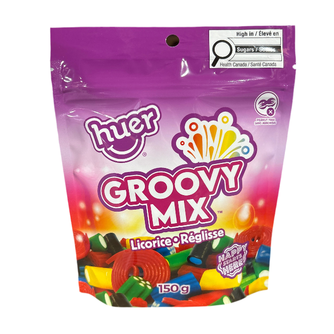 Huer Groovy Mix Licorice 150g - Case of 12