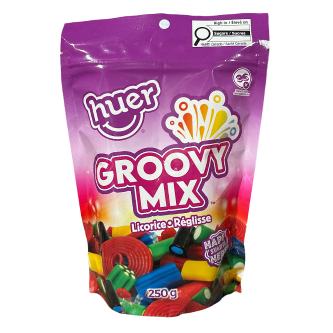 Huer Groovy Mix Licorice 250g - Case of 8