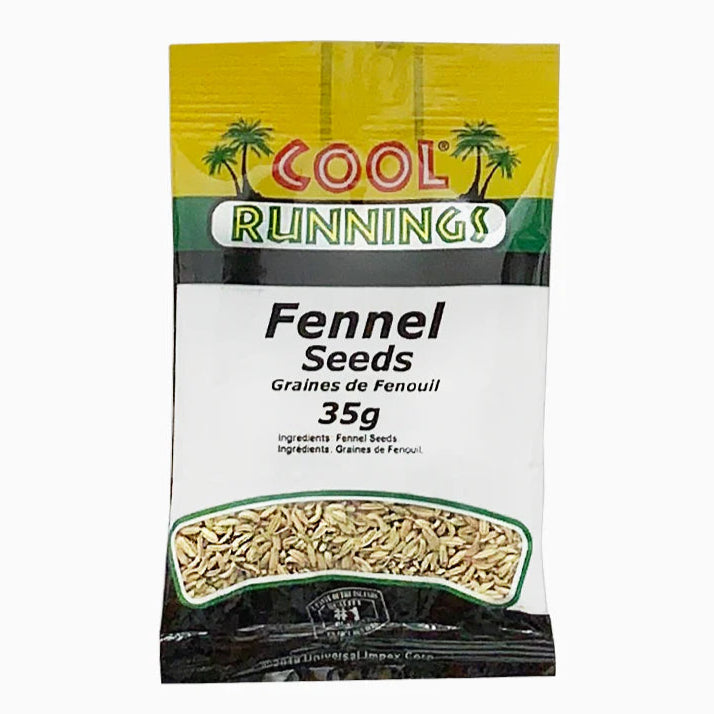 Cool Runnings Fennel Seeds 35g - Case of 12