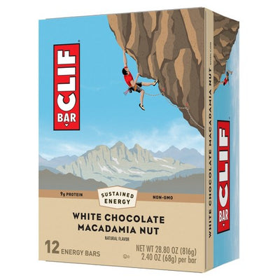 Clif Bar White Chocolate Macadamia Nut 68G 12Ct
