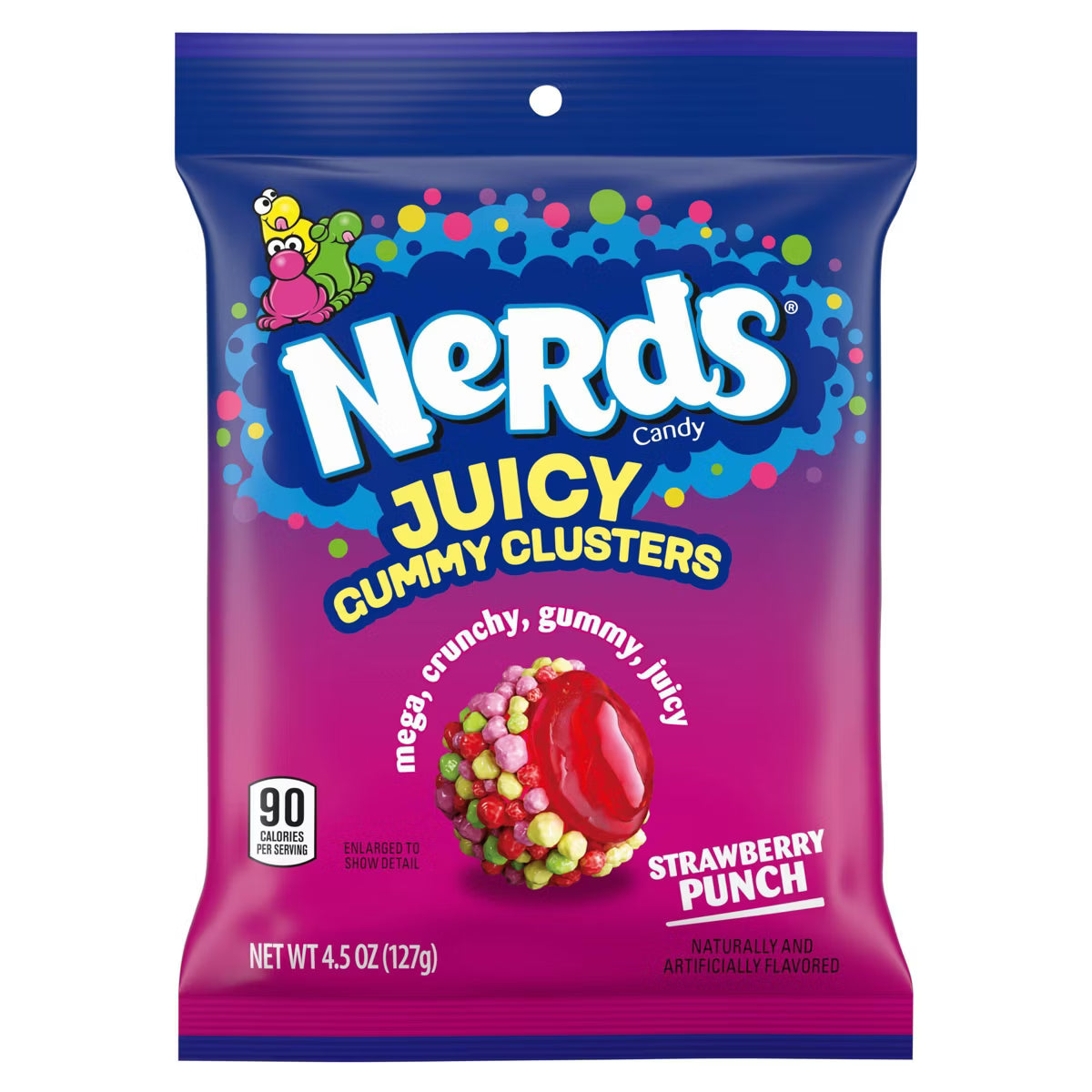 Nerds Juicy Gummy Clusters Strawberry Punch 4.5oz - Case of 12