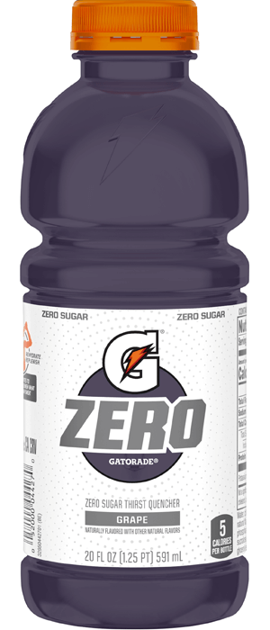 Gatorade Zero Grape 591Ml - 24 Pack