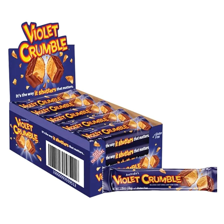 Menz Violet Crumble Candy Bars 30g - 20ct