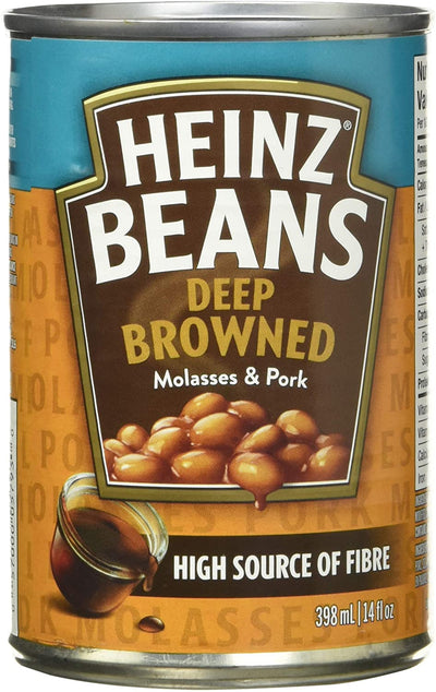 Heinz Beans Deep Browned Molasses & Pork 398ml - Case of 12