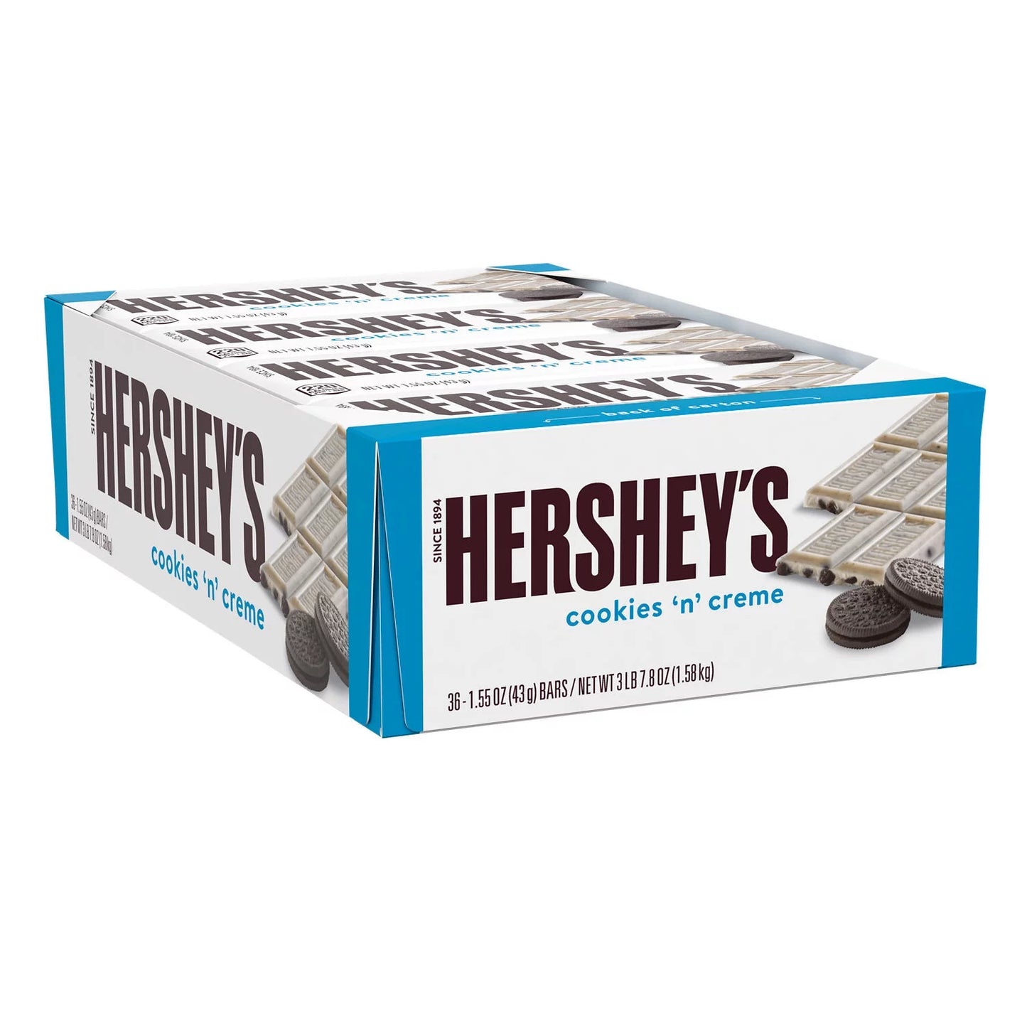 Hershey's Cookies N Creme Bar 43g - 36ct