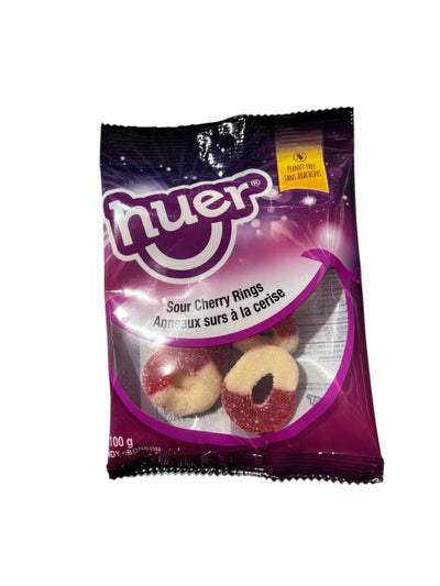 Huer Sour Cherry Rings 100g (Case of 12)