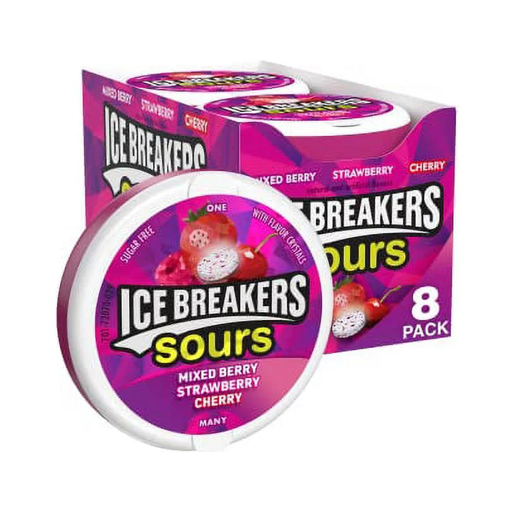 Ice Breakers Berry Sours Tins - 6ct