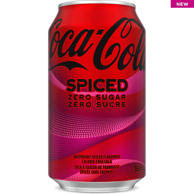 Coca Cola Spiced ZERO 355ml - (Case of 12)