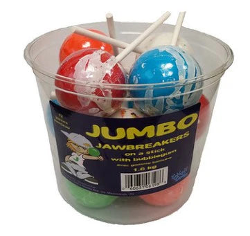 Jumbo Jawbreakers on a Stick - 12ct