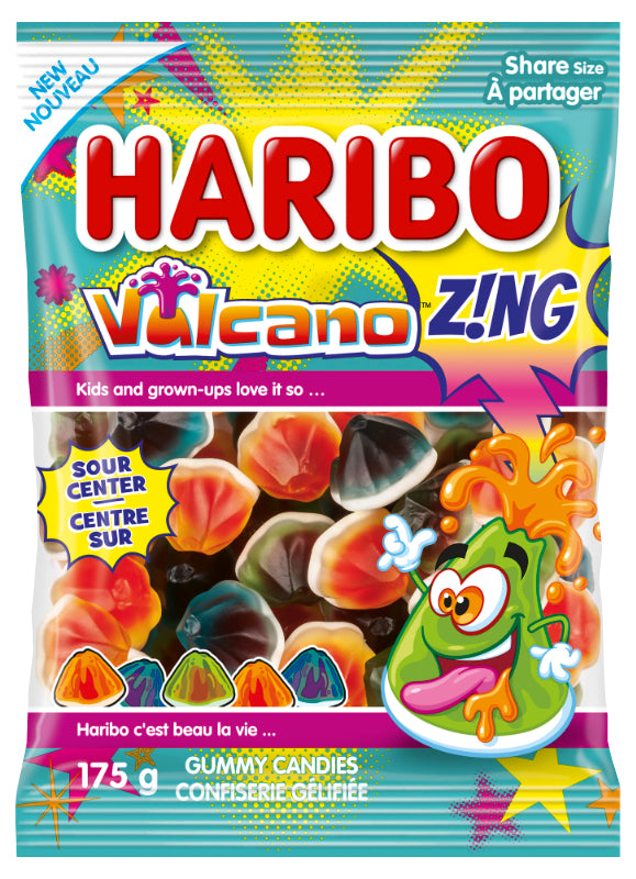 Haribo Volcano Zing 175g (Case of 12) - Canada (Product of Germany)