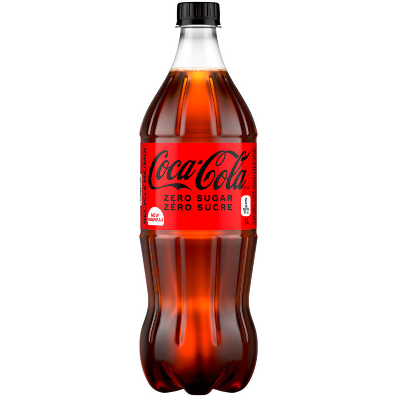 Coca Cola Zero Sugar 1L (Case of 12)(BB.Jan.22.26)