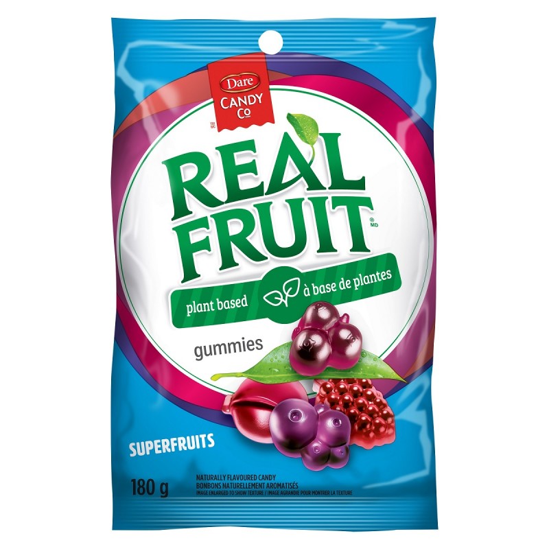 Dare Real Fruit Superfruit Gummies 180g - Case of 12