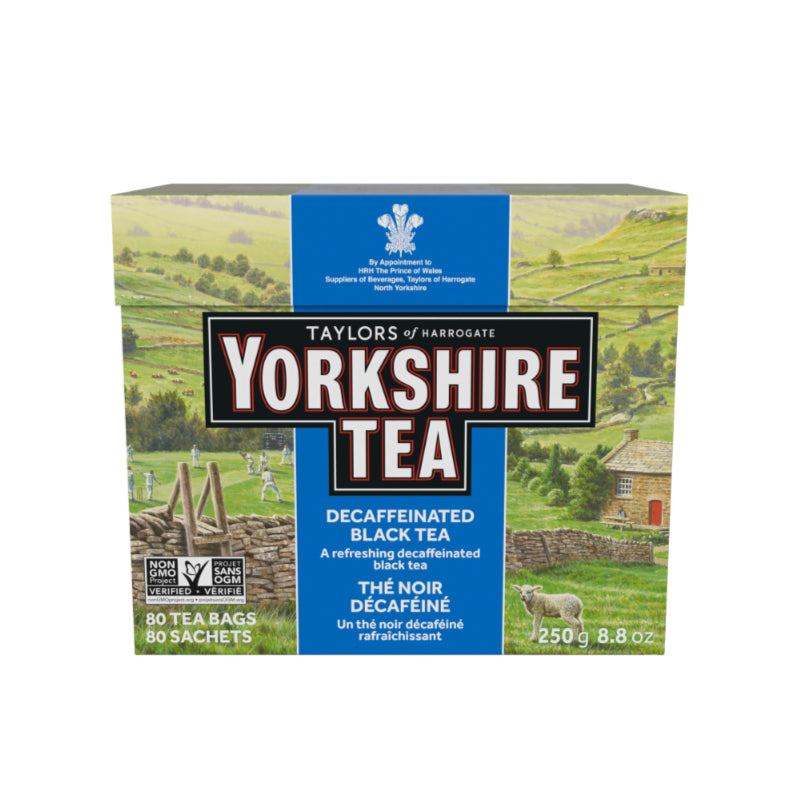 Yorkshire Decaffeinated Black Tea 250g - 80ct