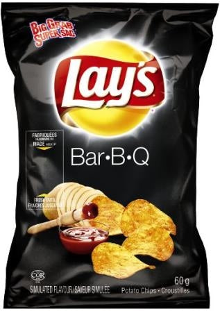 Lay's Bar-B-Q Potato Chips 60g - 32ct