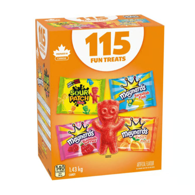 Maynards Assorted Fun Treats 1.43kg - 115ct