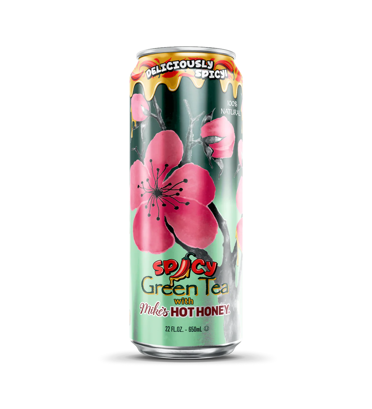 Arizona Spicy Green Tea with Hot Honey 22oz - Case of 24