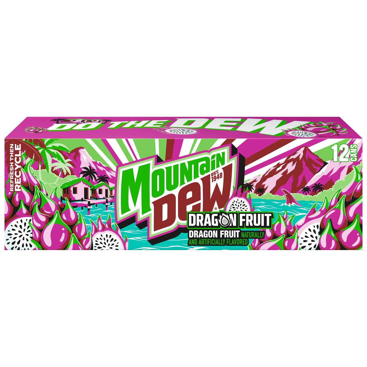 Mountain Dew Dragonfruit 355ml - Case of 12