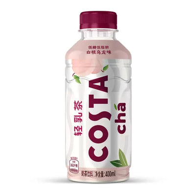 Costa Light Milk Tea White Peach Oolong 400ml (15 Pack) - China