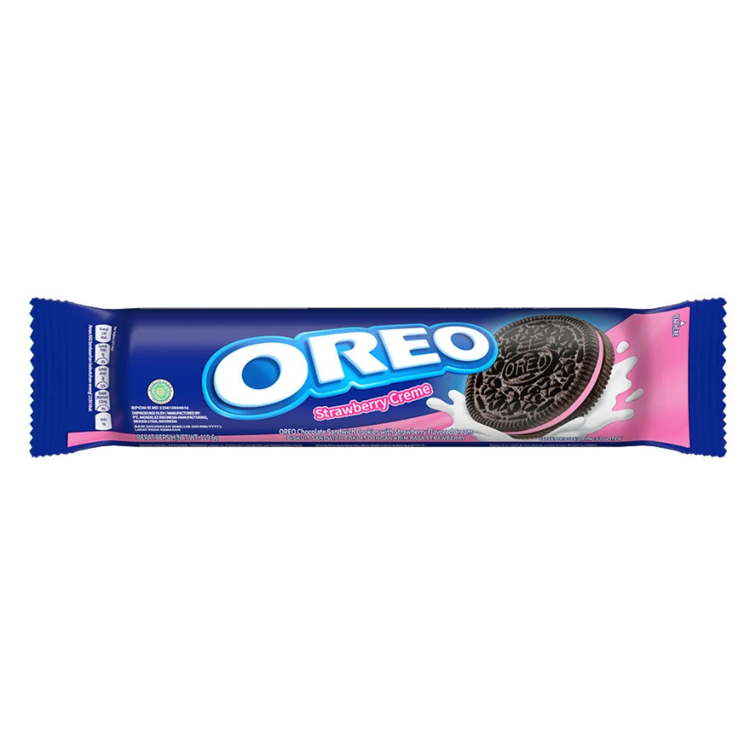 Oreo Strawberry Creme 119.6g - 24ct (Indonesia)