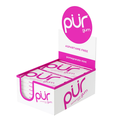 Pur Gum Pomegranate Blister 12Ct