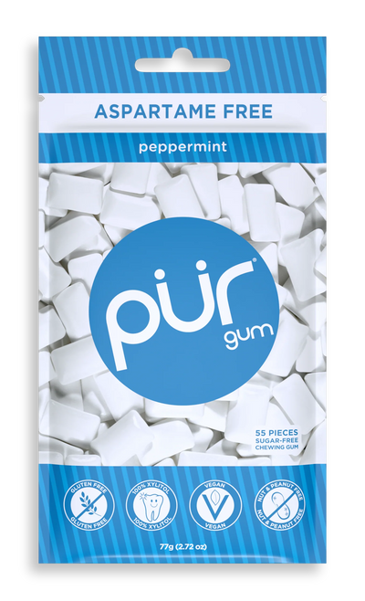 Pur Gum Peppermint 55Pcs/Pk