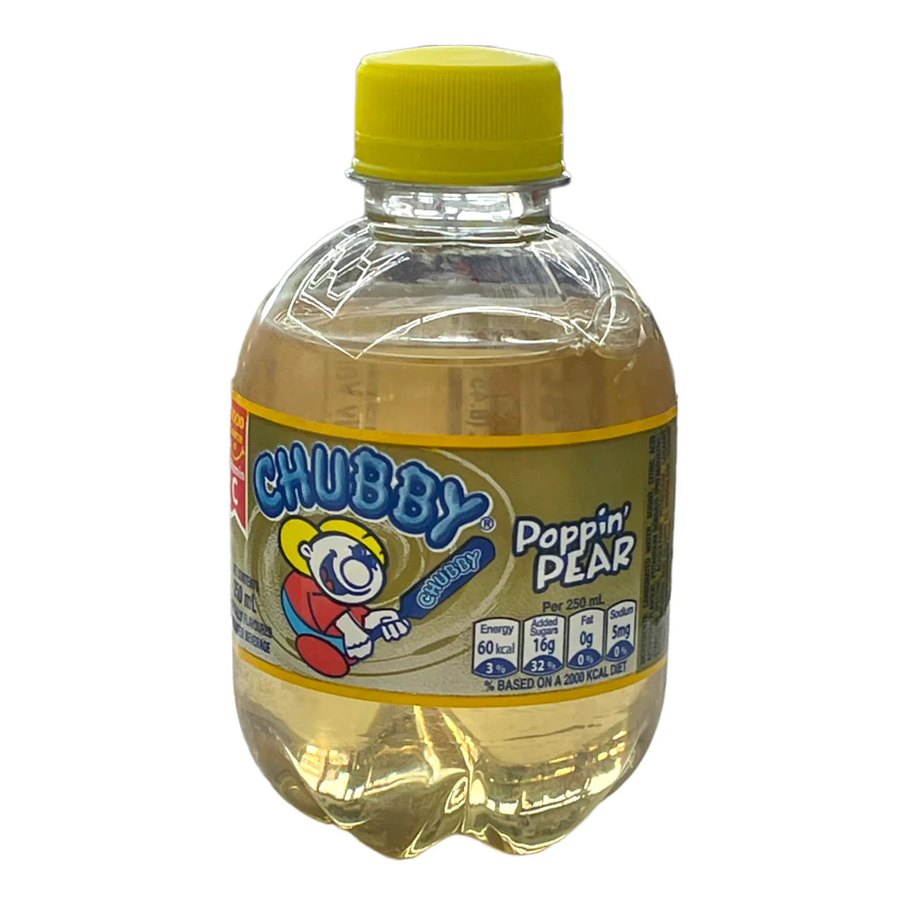 Chubby Poppin Pear Soda - Trinidad & Tobago (Case of 24)