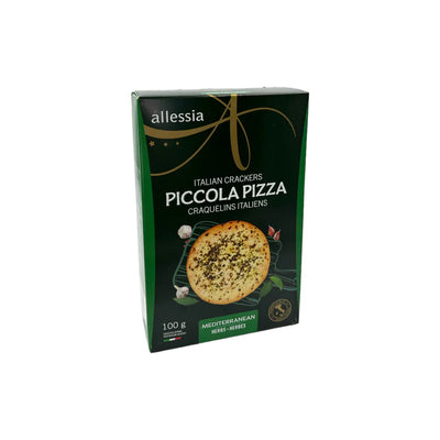 Allessia Little Pizza Mediterranean Crackers 100g