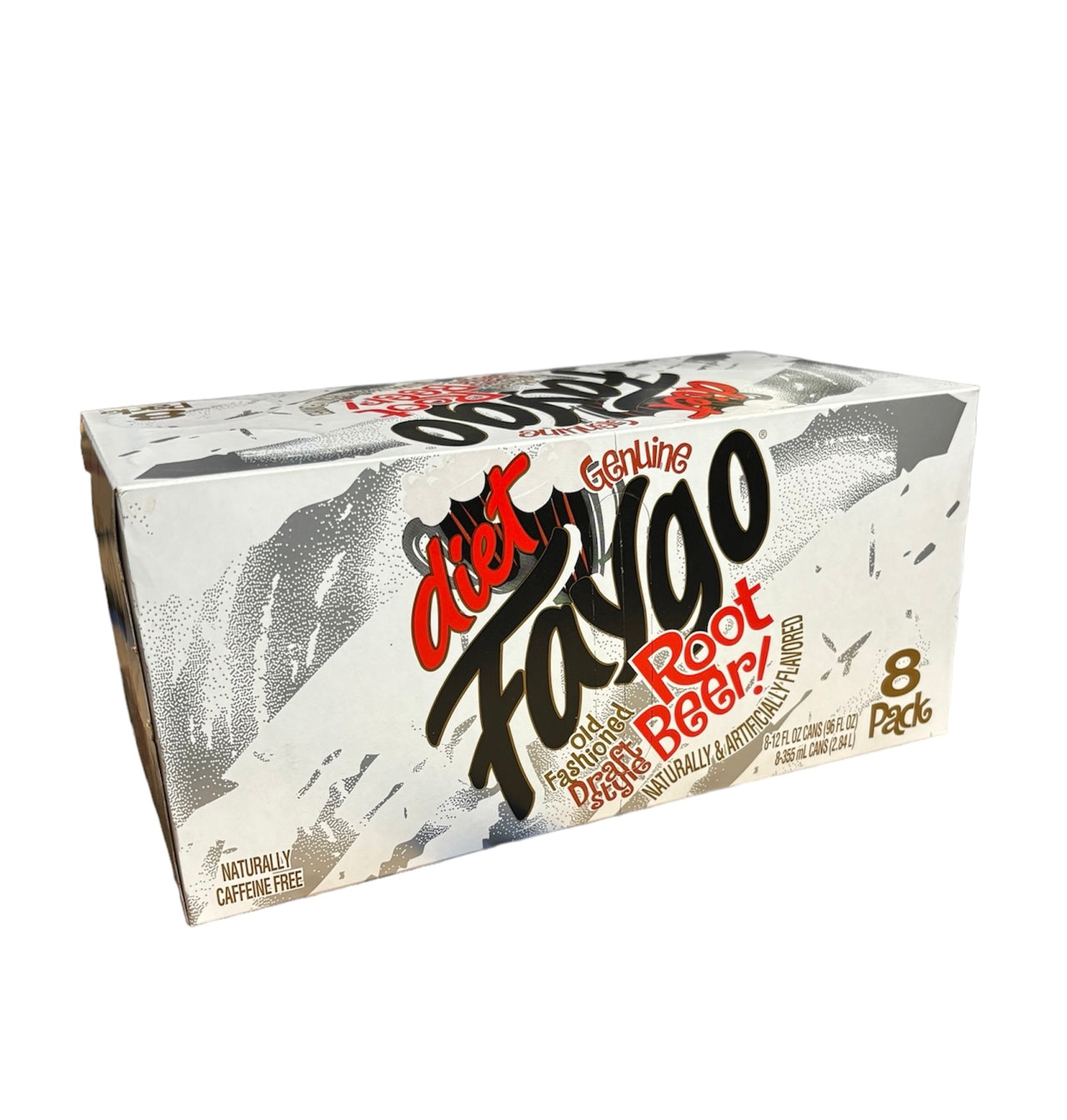 Faygo Diet Root Beer 355ml (8 pack)